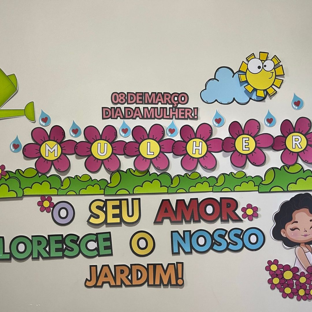 Painel decorativo: Dia da Mulher