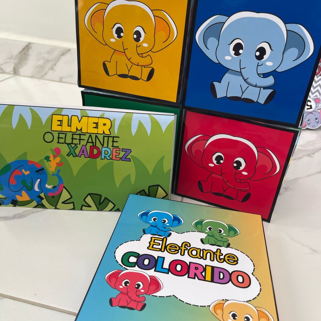 Combo Elefante Colorido