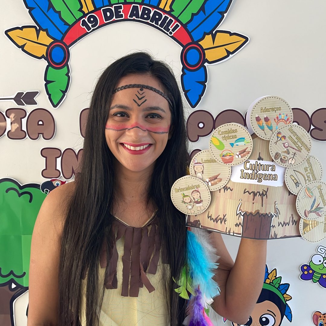 Luva Cultura Indígena + Painel decorativo