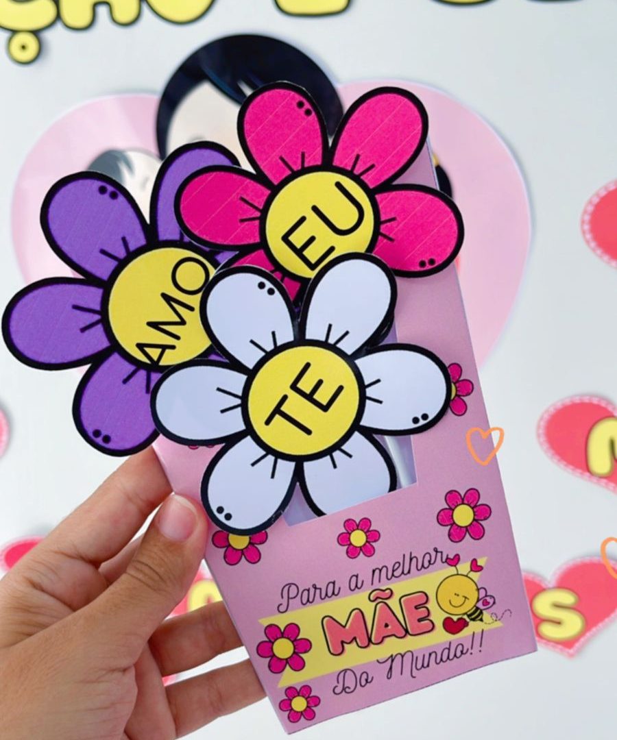 Cartão Interativo: Dia das Mães