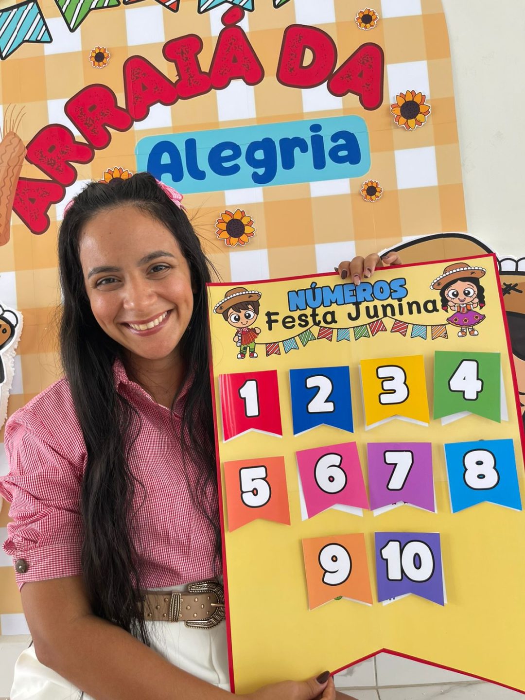 Cartaz: Números e quantidades Festa Junina – Mundo da Tia Gê – Recursos ...
