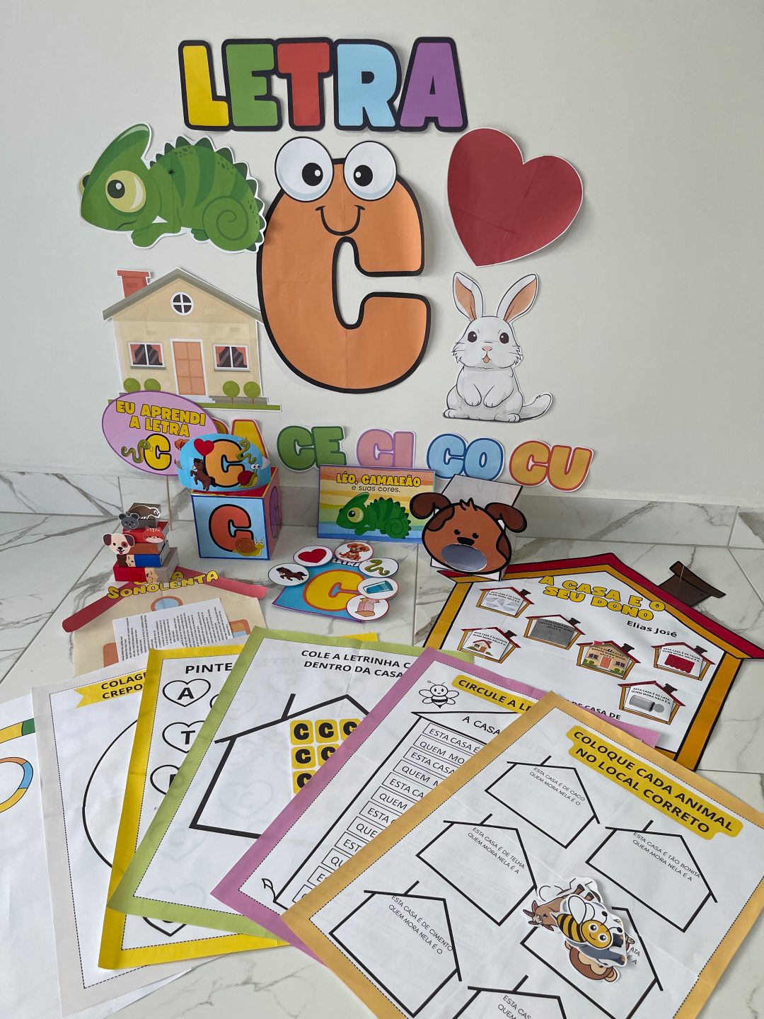 KIT LETRA C – Mundo da Tia Gê – Recursos Pedagógicos Criativos