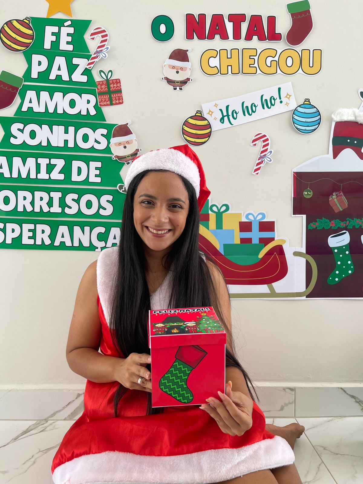 🎁✨ CAIXA PRESENTE DE NATAL (PDF PRONTINHO PARA IMPRIMIR) ✨🎄