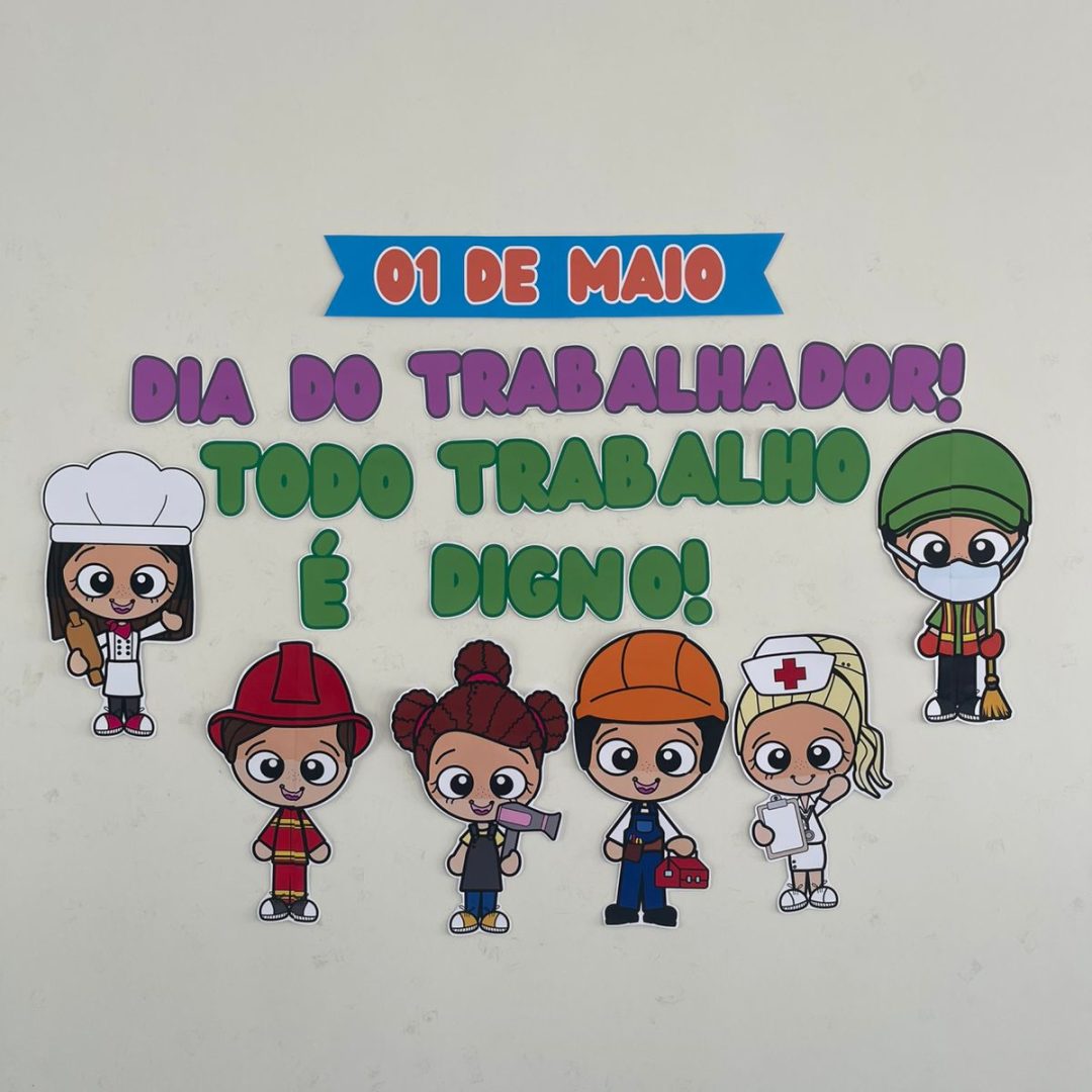 SUPER KIT DIA DO TRABALHO – APRENDER SOBRE AS PROFISSÕES BRINCANDO!